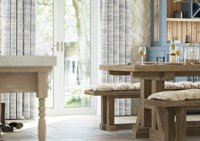 Glamour, Slate Blue - Made to Measure Curtains - Image 5